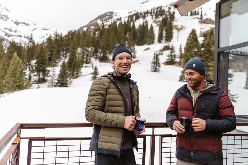 Artilect Mens Divide Fusion Stretch Hoodie Earthen / Black-9